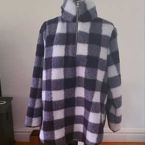 Half Zip Sherpa Jacket